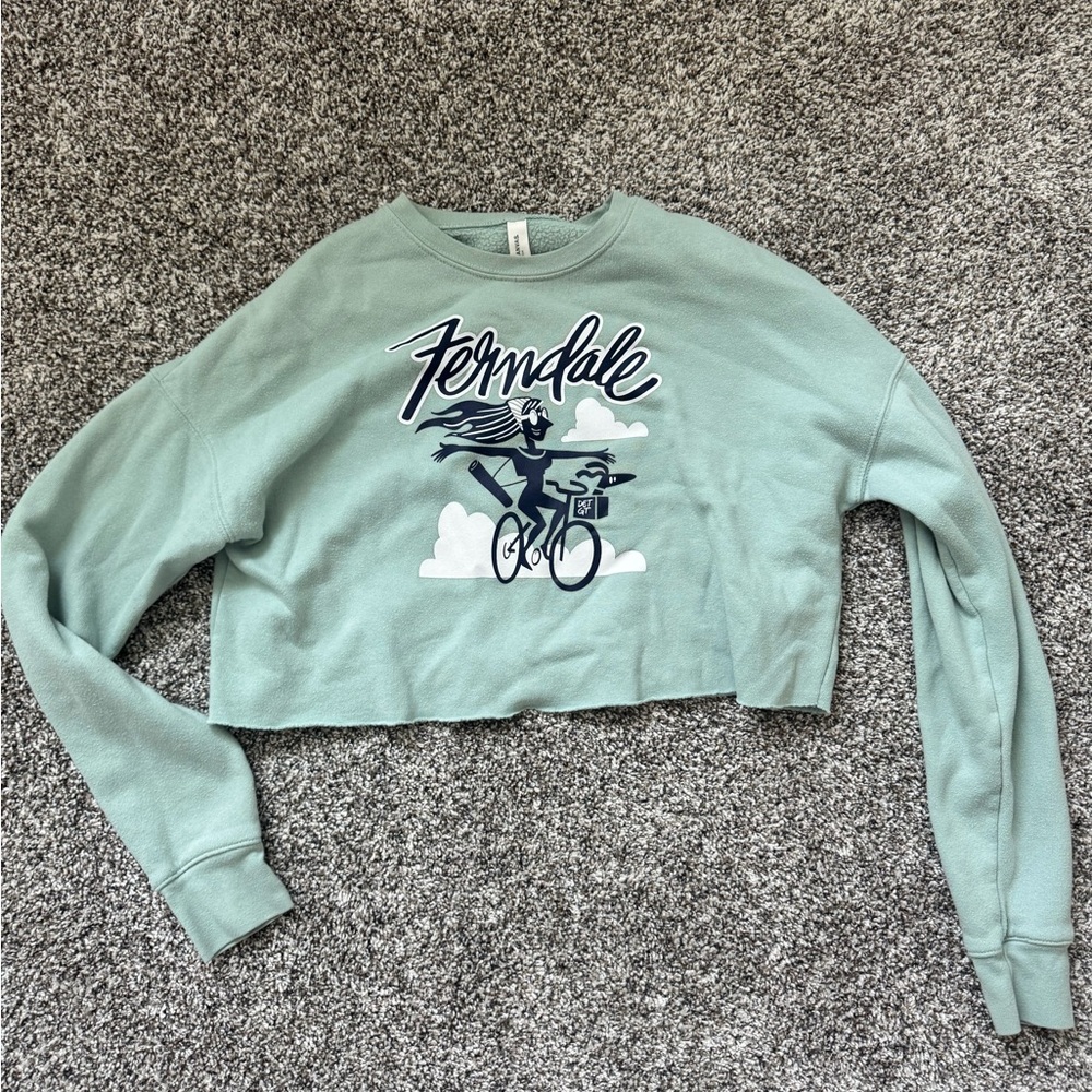 Bella Canvas Mint Green Graphic Sweatshirt